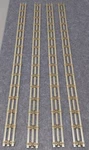 K-line K-0256 36" Tubular Gauge Extra Long Straight Track Section (4). Fixed Price $30.79.