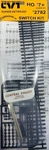 Central Valley Models 2782 Ho Code 83 #7 Right Curvable Switch Turnout Kit. Fixed Price $17.98.