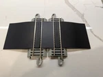 Ho Scale Railroad Crossing Double Single For Bachmann Ez Track 3" Asphalt. Fixed Price $15.00.