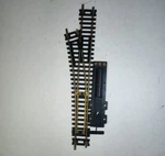 Vintage Ho Railroad Train Track Snap Switch - Left Made Yugoslavia Mehano. Fixed Price $12.50.