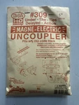 Ho Scale Kadee #309 Under-the-ties Delayed-action Electric Uncoupler Kit. Fixed Price $19.00.