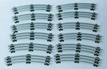Menards O-42 42" Curved Gauge Train Track Layout Lot 12 Circle Tubular Lionel. Fixed Price $59.99.
