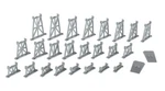 Bachmann Scale 26 Piece Graduated Trestle Set Nib 42523 New. Fixed Price $16.73.