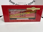 Bachmann G Scale Berkshire Ham & Bacon Reefer Car W/ Metal Wheels 93268. Fixed Price $59.49.