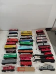 Lot Ho Gauge Model Railroad Freight Cars (bachmann Tyco Crane Boxcar Caboose). Fixed Price $60.00.