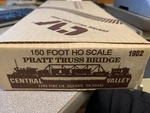 Central Valley Models 1902 Ho Scale 150' Single-track Pratt Truss Bridge -- Kit. Fixed Price $25.00.