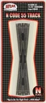Atlas 2040 Code 55 Track W/nickel Rail & Brown Ties 11.25-DEGREE. Fixed Price $15.99.