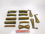 EB997-3 # Bing Table Rail H0 00 Set Light Defects Tracks Points Crossing. Fixed Price $115.68.
