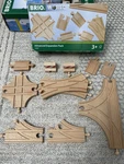 Brio World 33307 Train Set Expansion Pack 11 Wooden Track Pieces And Switches. Fixed Price $44.00.