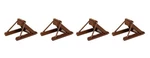 Walthers Ho Scale Assembled Hayes Track Bumper Pc Rust Brown 948-83109. Fixed Price $11.76.