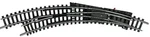 Trix 14956 R1/R2 Left Hand Curved Switch Turnout. Fixed Price $36.42.
