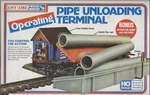 Life Like Scale Pipe Unloading Terminal With Operating Dump Car. Brand New.. Fixed Price $7.95.
