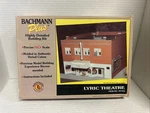 Bachmann Ho Scale Lyric Theatre Building Kit #35103 For Train Set Layout. Fixed Price $24.99.