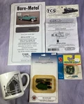 Lot Of 5 Misc Ho Scale Train Layout Accessories And Building Items + Depot Mug. Fixed Price $33.99.