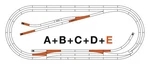 Roco 42023 Ho Scale Track Set With Ballast. Fixed Price $155.27.