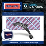 Wishbone / Suspension Arm BCA5789 Borg & Beck Track Control 545010M020 Quality. Fixed Price $65.33.