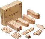 Sainsmart Jr. Wooden Train Track 52 Pcs, Expansion Compatible With All .... Fixed Price $31.44.