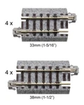 Kato 20-092 Unitrack Assortment Set B 1/2" 5/16" (38MM). Fixed Price $14.89.