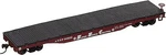 Bachmann Flatcar Santa Fe - Ho Scale Model Train Freight #17302. Fixed Price $30.09.