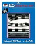 Atlas 88 Ho Snap Track Code 100 Starter Set Nickel Rail, Black Ties. Fixed Price $68.99.