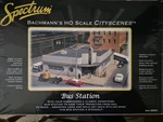 Bachmann Spectrum Ho Scale Bus Station Kit #88005 City Scenes Sealed Box New. Fixed Price $25.00.