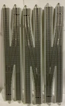 3 Bachmann Ho Scale Nickel Silver Ez Track #6 Manual Crossover Turnouts. Fixed Price $99.99.