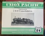 Union Pacific Prototype Locomotives, 2-8-0 Consolidation Class, 400 498 By Ja. Fixed Price $24.95.