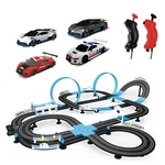 Agm Masetch High Speed Series Tram Dual Track Set, With 4 Vehicles Offi.... Fixed Price $172.03.