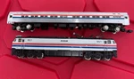 Scale Amtrak E-60 Electric Locomotive Bachmann And Passenger Car. Fixed Price $49.99.