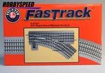 Lionel Fastrack 031 Right Hand Manual Switch Gauge Train Turnout 6-81251. Fixed Price $48.84.