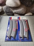 Life-like Trains Power-loc Curved Track 18" Radius 21333 Ho Nickel Silver. Fixed Price $20.00.