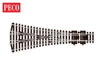 Peco SL-E99 Ho/oo Scale Code 100 Medium Radius 3 Way Turnout With Electrofrog. Fixed Price $61.93.