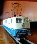 Fleischmann 4381 Ho Gauge Br 151 Electric Loco In Cream And Blue Livery. Fixed Price $110.15.