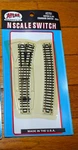 Atlas #2751 Right-hand Standard Customline Turnout Track Scale Switch Rails. Fixed Price $21.80.