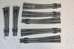 Peco Gauge 7 X Long Medium Left Right Straight & Curve Point Track. Fixed Price $99.95.