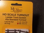 Micro Engineering 14-711 Ho Code 83 #5A Lead Ladder Right Hand Switch Turnout. Fixed Price $56.61.