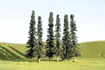 Bachmann Trains 32103 Scene Scapes 3"- 4" Conifer Trees (9 Per Box) Scale. Fixed Price $27.96.