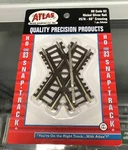 Atlas #576 Ho-scale Code 83 Nickel Silver Snap-track 60-DEGREE Crossing. Fixed Price $12.99.