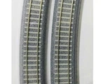 Kato 2-252 Ho Scale 790MM 31-1/8" 22.5 Degree Track Easement (2). Fixed Price $14.75.