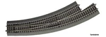 Roco 42572 Ho Scale Left Curve Switch With Ballast R3/R4 Line. Fixed Price $54.09.
