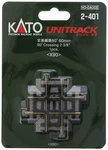 Kato Usa, Inc. Ho 60MM 2-3/8" 90-DEGREE Crossing, KAT2401 One Size. Fixed Price $29.99.