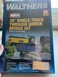 Walthers Cornerstone Ho Scale 30FT. Single-track Railroad Through Girder Bridge. Fixed Price $15.00.