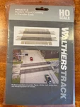 Walthers Track 948-83113 Ho Modern Wood Grade Crossing W/rerailer Ends-new. Fixed Price $12.95.