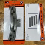 Lionel 8758120 Ho Fastrack Curved Terminal + 8758409 Straight 4-PACK. Fixed Price $35.25.