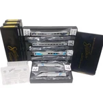 Ho Scale Acela Express Train Set Bachmann Amtrak 3 Cars & 2 Dual Locomotives Lot. Fixed Price $434.40.