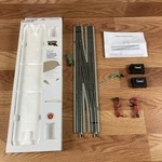 Bachmann Ho Scale Ez Track #6 Crossover Turnout With Controllers - Fast Ship. Fixed Price $69.99.