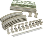 Tomix 91027 Scale Rail Set Grade Crossing C-pattern Fine Track New Jp. Fixed Price $126.58.