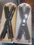Lot Of (2) Ho Scale Model Railroad Train Bachmann Ez Track 30 Degree Crossing. Fixed Price $30.00.
