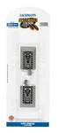 Bachmann Ho Scale Nickel Silver/gray Roadbed Ez-track Hayes Bumpers (2). Fixed Price $15.99.