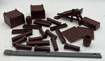 Lionel Trains 2280-S Lot Of Assorted Parts Plasticville Items. Fixed Price $15.00.